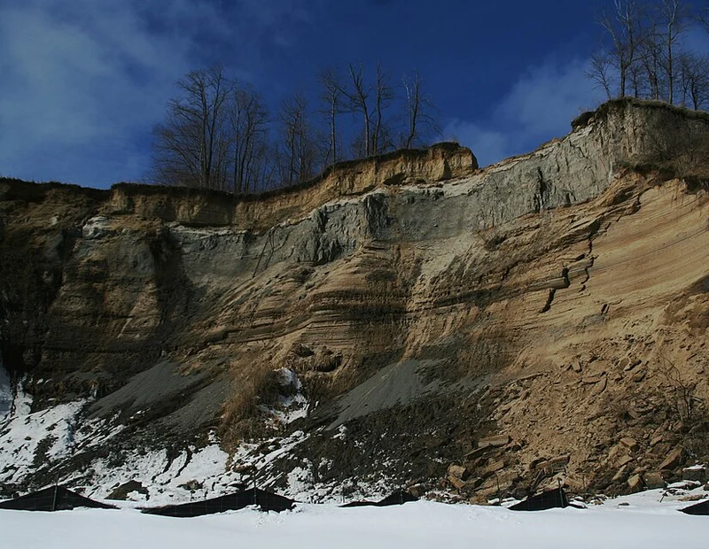 Scarborough Bluffs overlooking Lake Ontario