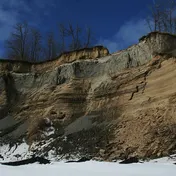 Scarborough Bluffs on Lake Ontario